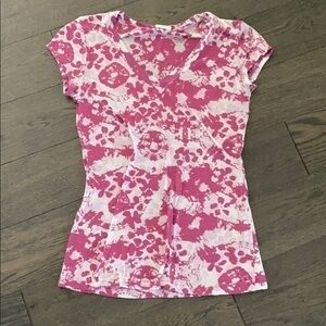 Pink Tie-Dye Light Weight Tee Size M